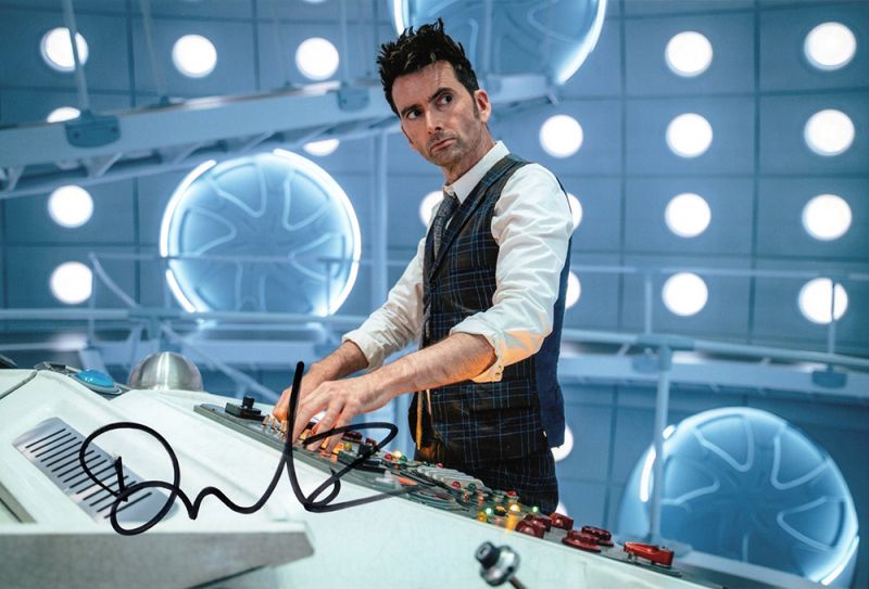 David Tennant, Doctor Who, signed 12x8 inch photo.