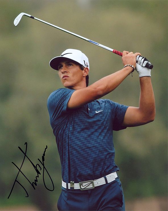 Thorbjorn Olesen, Ryder Cup golfer, signed 10x8 inch photo.