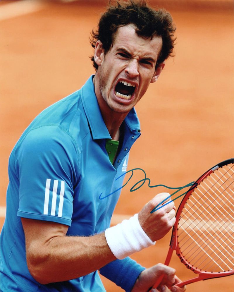 Andy Murray, British tennis player, signed 10x8 inch photo.