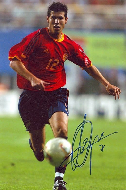 Albert Luque, Spain, signed 12x8 inch photo.