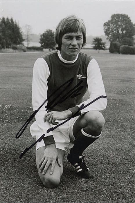 Alex Cropley, Arsenal, signed 6x4 inch photo.
