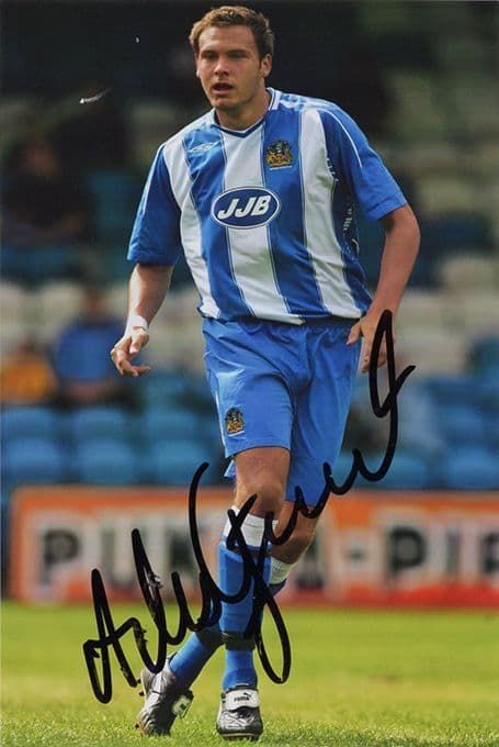 Andreas Granqvist, Wigan Athletic & Sweden, signed 6x4 inch photo.