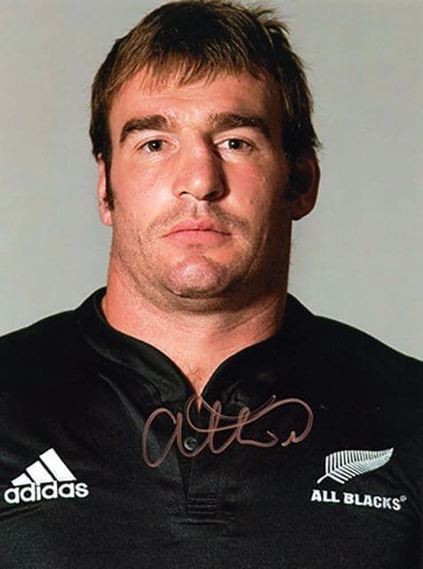 Andrew Hore, New Zealand All Blacks, signed 8x6 inch photo.