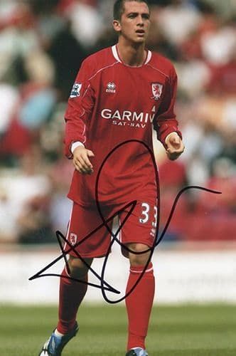 Andrew Taylor, Middlesbrough, signed 6x4 inch photo.