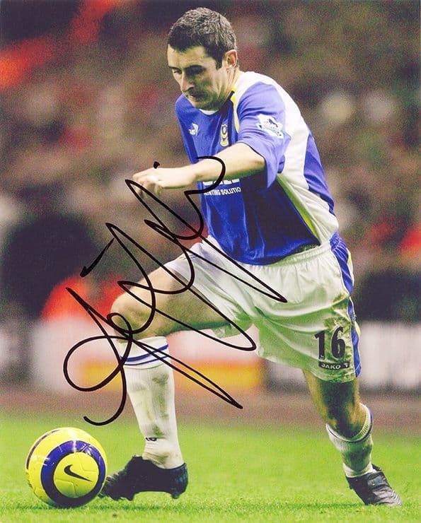 Andy Griffin, Portsmouth, signed 10x8 inch photo.