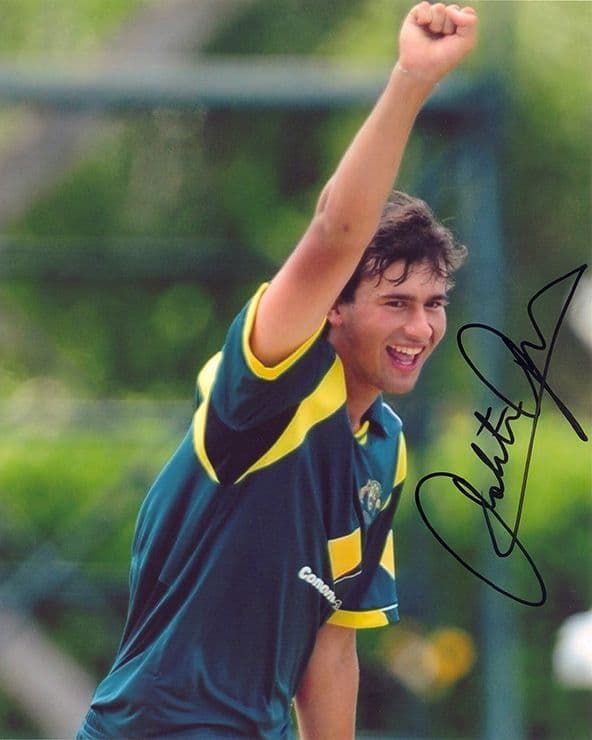 Ashton Agar, Australia, signed 10x8 inch photo.