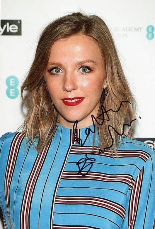 Beattie Edmondson, English actress, signed 12x8 inch photo.