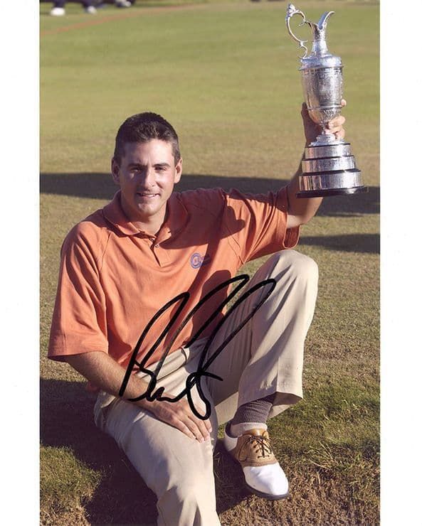 Ben Curtis, Open Champion 2003, signed 10x8 inch photo.
