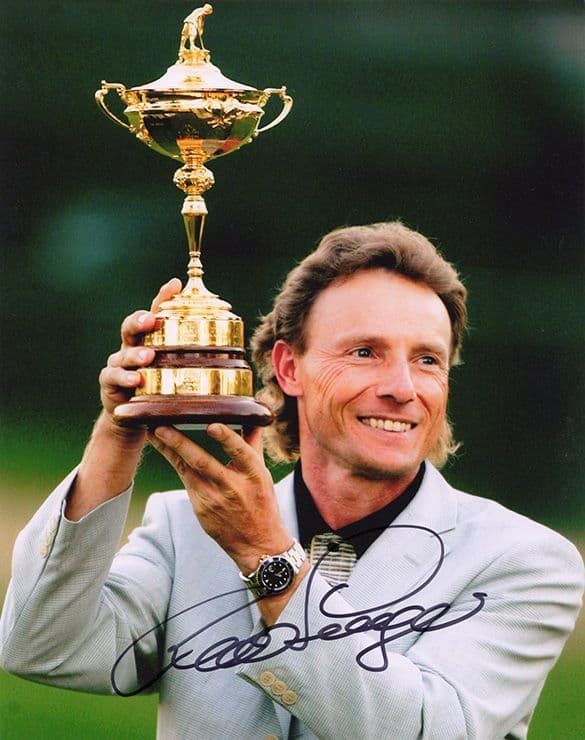Bernhard Langer, Ryder Cup 2004 Oakland Hills, signed 10x8 inch photo.
