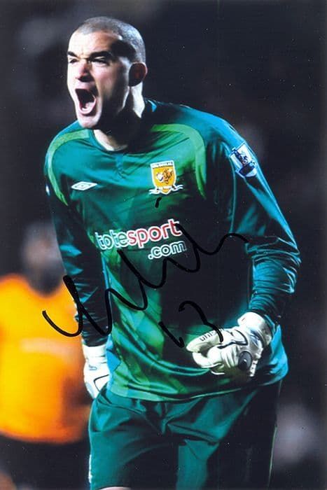 Boaz Myhill, Hull City, signed 6x4 inch photo.