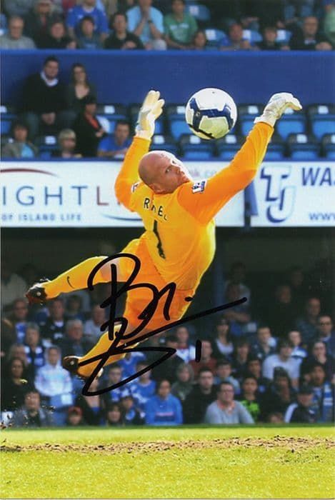 Brad Friedel, Aston Villa, USA, signed 6x4 inch photo.