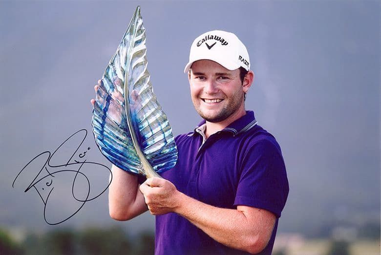 Branden Grace, South African golfer, signed 12x8 inch photo.