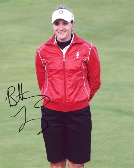 Brittany Lang, signed 10x8 inch photo.