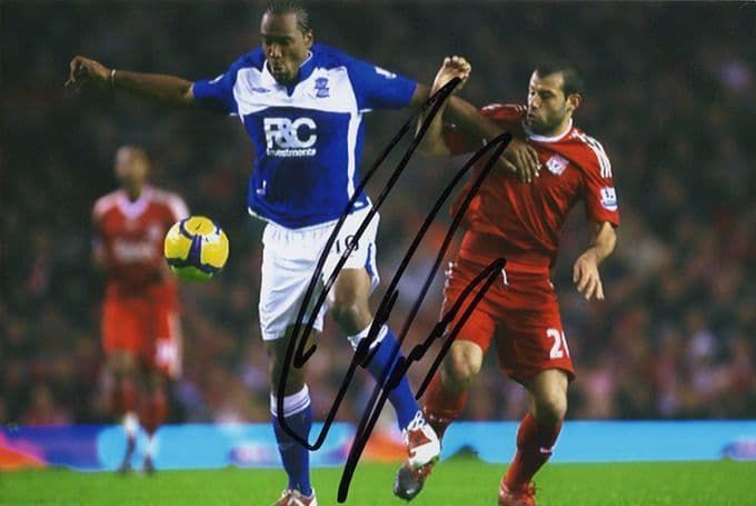 Cameron Jerome, Birmingham City, signed 6x4 inch photo.