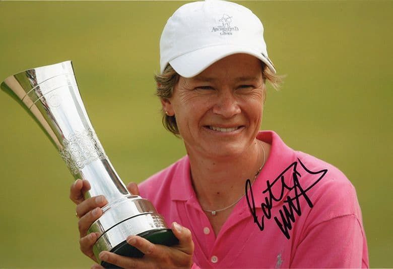 Catriona Matthew, LET, signed 12x8 inch photo.