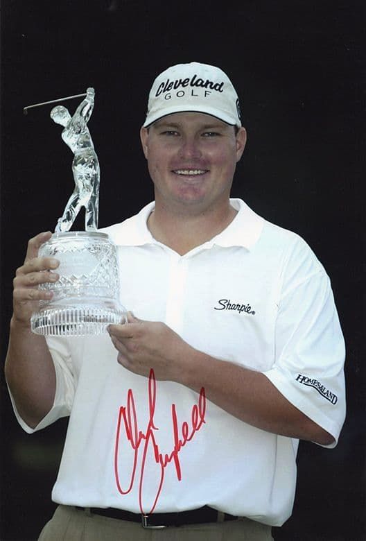 Chad Campbell, American PGA Tour golfer, signed 12x8 inch photo.
