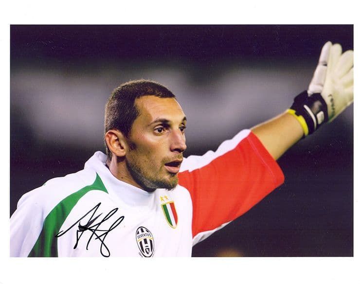 Christian Abbiati, Juventus, signed 10x8 inch photo.