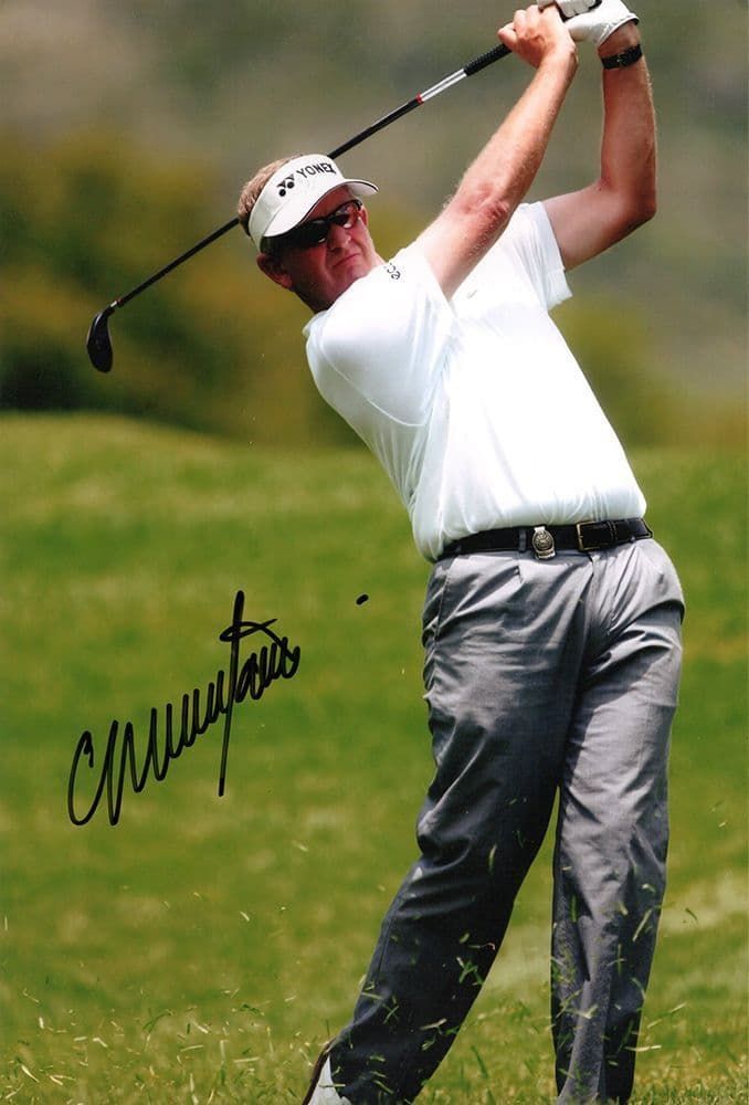 Colin Montgomerie, Scottish golfer, signed 12x8 inch photo.