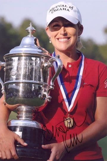 Cristie Kerr, signed 12x8 inch photo.