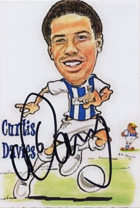 Curtis Davies, West Brom, signed 6x4 inch photo.
