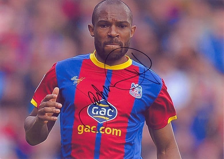 Danny Gabbidon, Crystal Palace, signed 12x8 inch photo.
