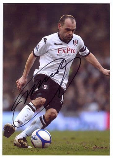 Danny Murphy, Fulham, signed 7x5 inch photo.