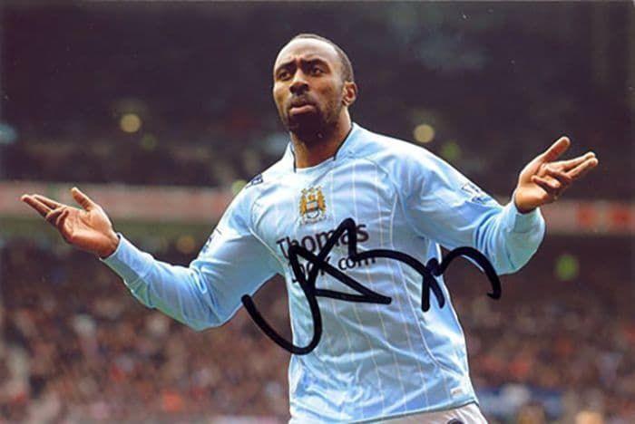 Darius Vassell, Manchester City & England, signed 6x4 inch photo.