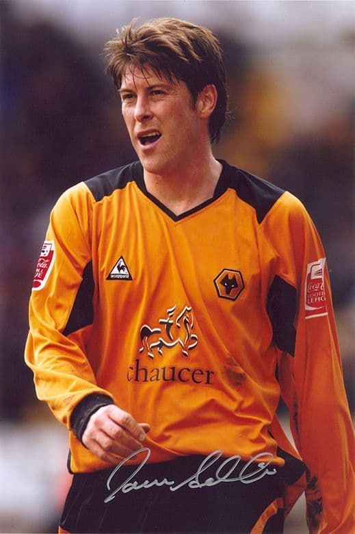 Darren Anderton, Wolves, England, signed 12x8 inch photo.