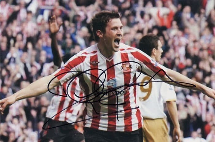Daryl Murphy, Sunderland, Republic of Ireland, signed 6x4 inch photo.
