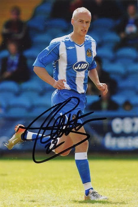 David Cotterill, Wigan Athletic & Wales, signed 6x4 inch photo.