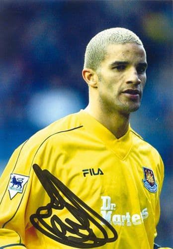 David James, Aston Villa, signed 6x4 inch photo.