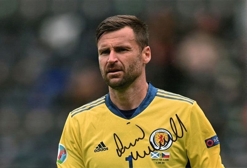 David Marshall, Scotland, signed 12x8 inch photo.