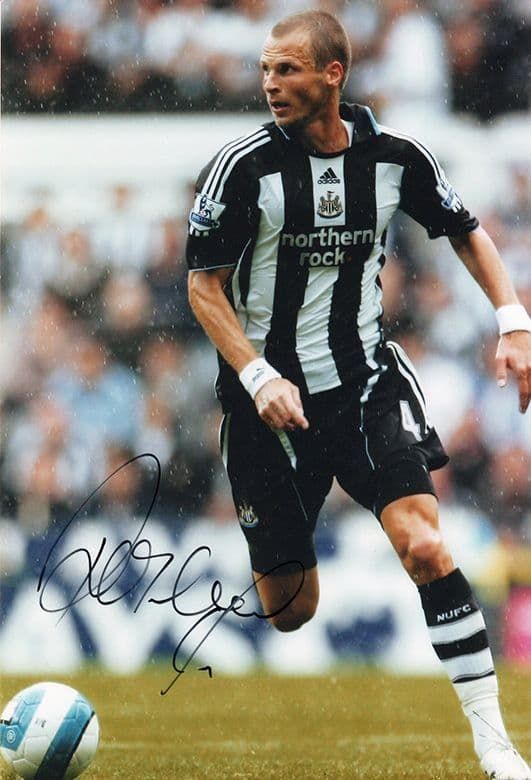 David Rozehnal, Newcastle United, Czech Republic, signed 12x8 inch photo.