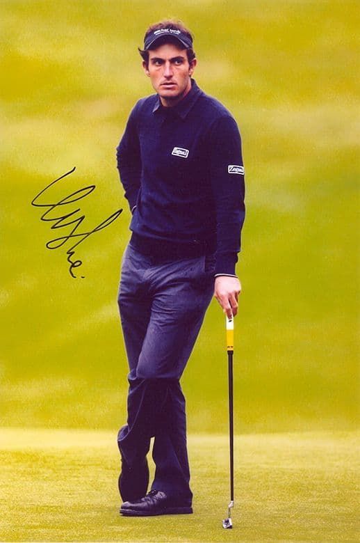Edoardo Molinari, signed 12x8 inch photo.