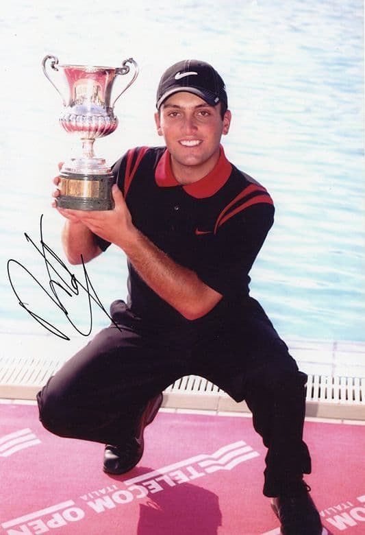 Francesco Molinari, Italian golfer, signed 12x8 inch photo.