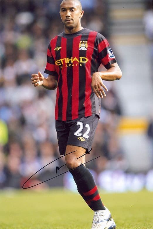 Gael Clichy, Manchester City & France, signed 12x8 inch photo.