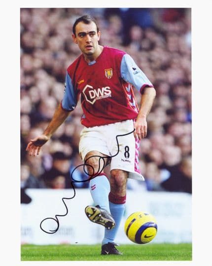 Gavin McCann, Aston Villa, signed 10x8 inch photo.(2)