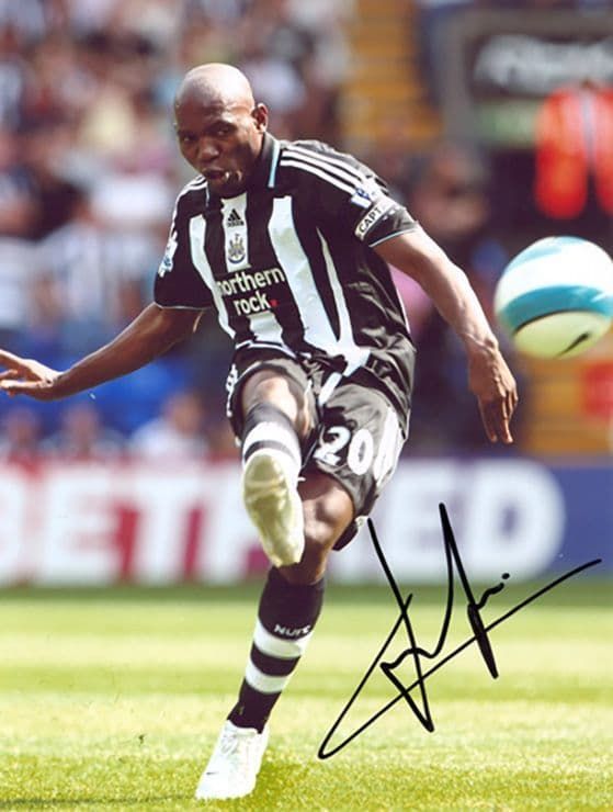 Geremi, Newcastle United & Cameroon signed 10x8 inch photo.
