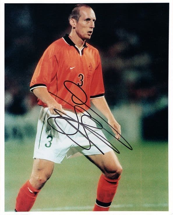 Jaap Stam, Holland, Manchester United, signed 10x8 inch photo.