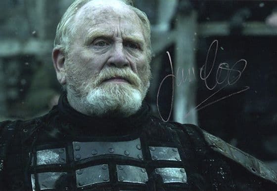James Cosmo, signed 12x8 inch photo.