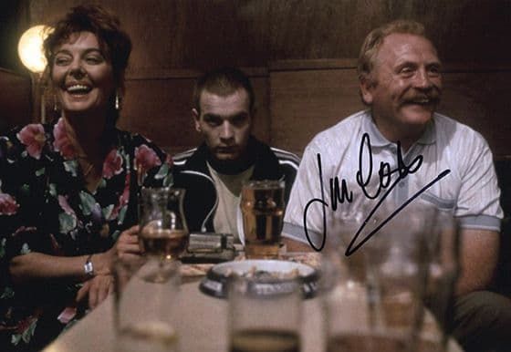 James Cosmo, Trainspotting, signed 12x8 inch photo.