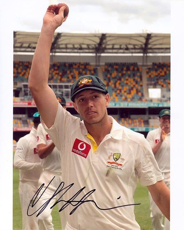 James Pattinson, Australia, signed 10x8 inch photo.