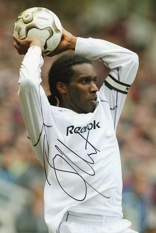 Jay-Jay Okocha, Bolton Wanderers, signed 12x8 inch photo.