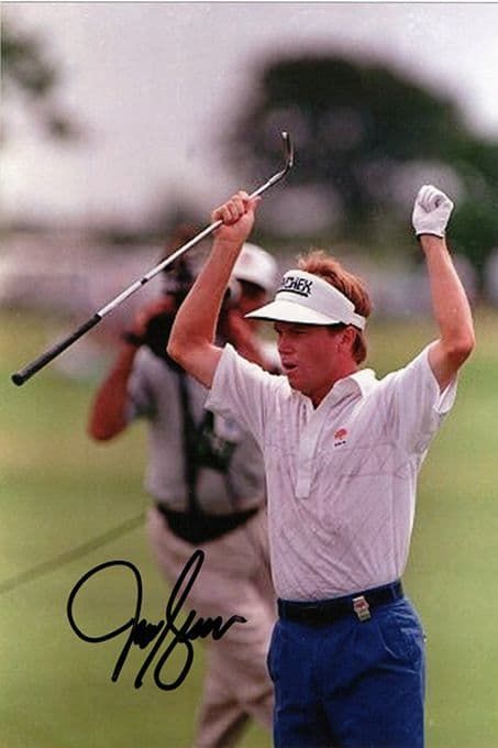 Jeff Sluman, American PGA Tour golfer, signed 6x4 inch photo.