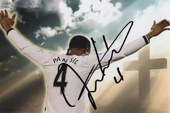 John Pantsil, Fulham & Ghana, signed 6x4 inch photo.