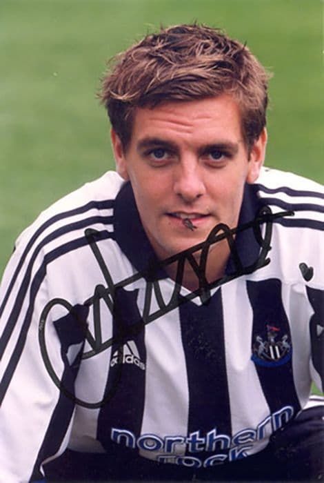 Jonathan Woodgate, Newcastle United & England, signed 6x4 inch photo.