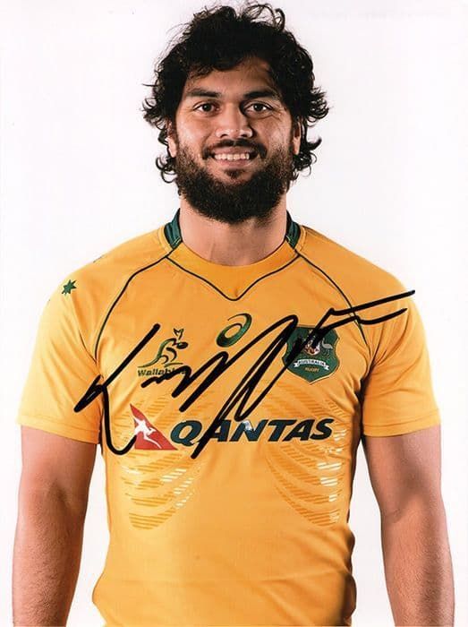 Karmichael Hunt, Australia, signed 8x6 inch photo.