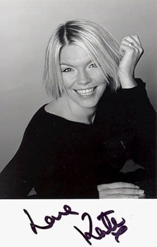 Kate Thornton, signed 5.5x3.5 inch photo.