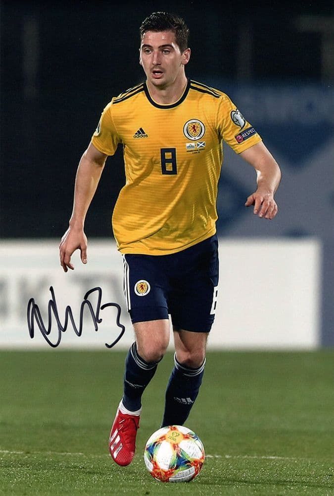 Kenny McLean, Norwich City & Scotland, signed 12x8 inch photo.