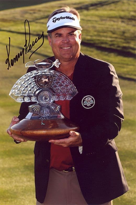 Kenny Perry, PGA Tour golfer, signed 12x8 inch photo.